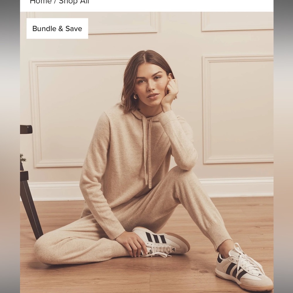 NWT Naadam cashmere jogger pants